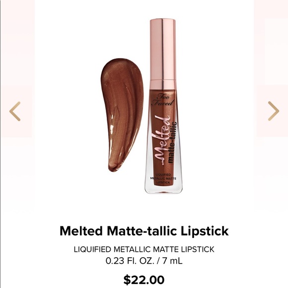 Too Faced Other - RETURN: Metallic Matte Lipstick